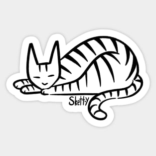 Tabby Mac Sticker